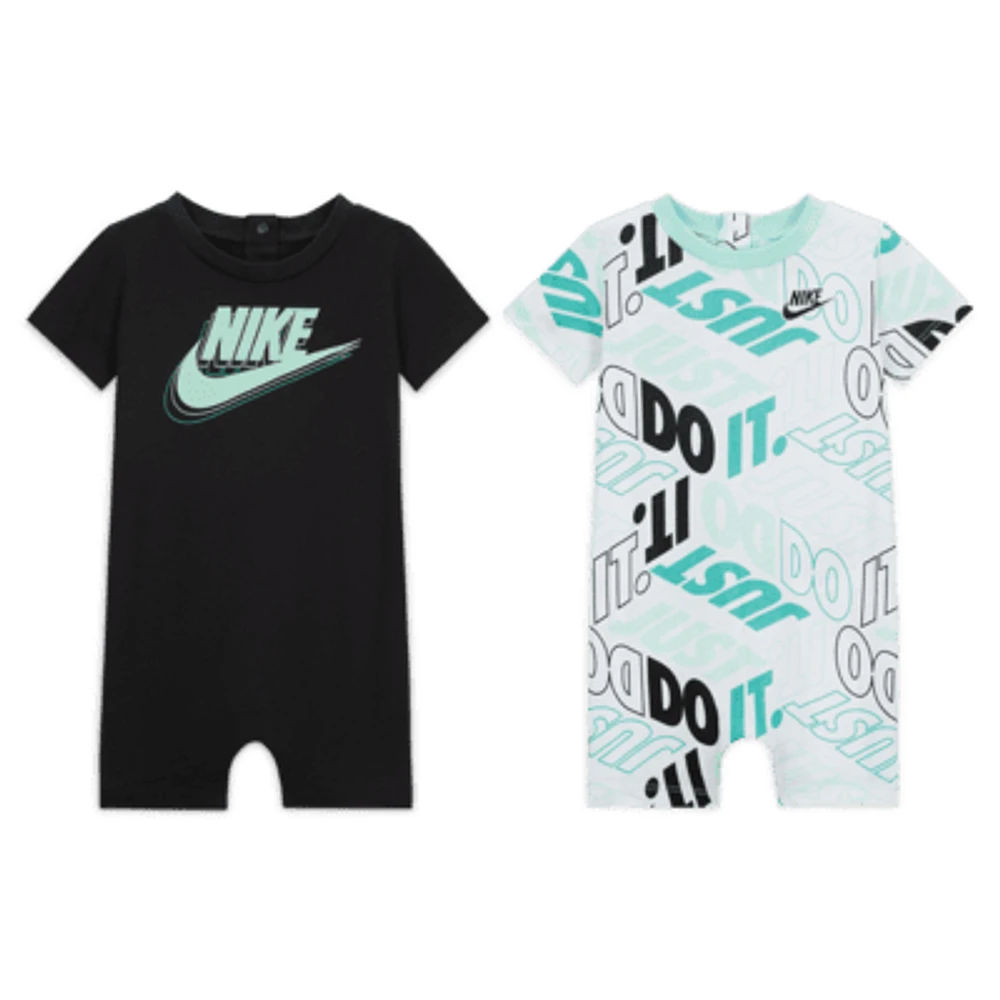 Nike Sportswear Baby (0-9M) 2-Pack Rompers. Nike.com