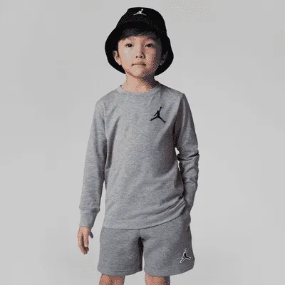 Jordan Jumpman Air Embroidered Long Sleeve Tee Little Kids' T-Shirt. Nike.com