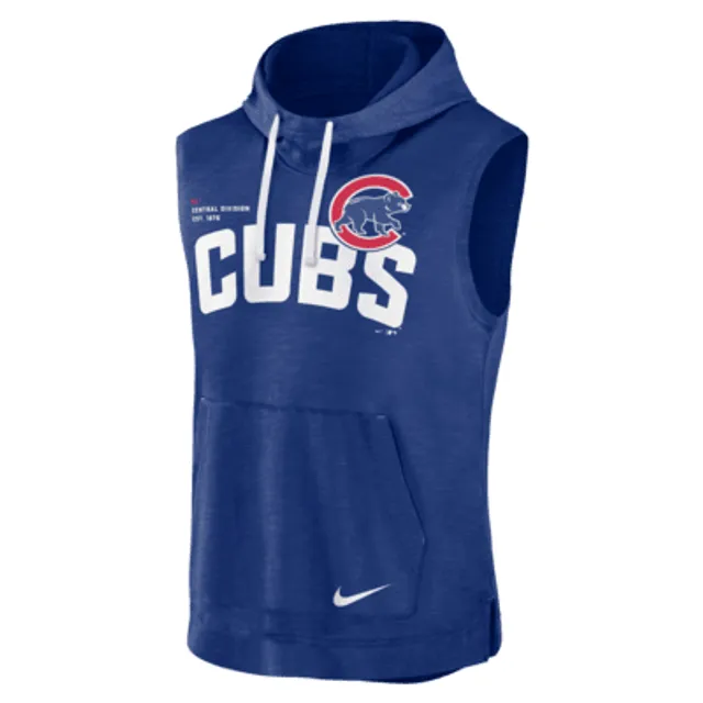 Nike Springer (MLB Chicago Cubs) Men's Short-Sleeve Pullover Hoodie