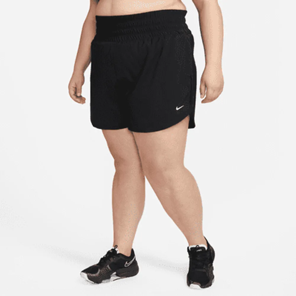 Nike Dri-FIT One Women's High-Waisted 3 Brief-Lined Shorts (Plus Size)