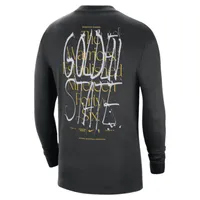 Golden State Warriors Courtside Max90 Men's Nike NBA Long-Sleeve T-Shirt. Nike.com