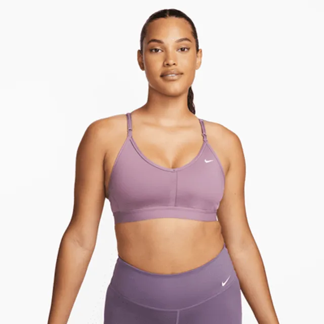 Buy Nike Brown Dri-FIT Indy Light-Support V-Neck Leopard Print Bra from  Next Luxembourg