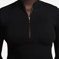 Nike Sportswear Chill Knit Women's Slim Long-Sleeve Cropped Sweater 1/2-Zip Top. Nike.com