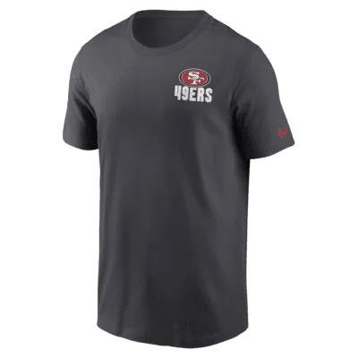 San Francisco 49ers Nike Rewind Logo T-Shirt Medium Red