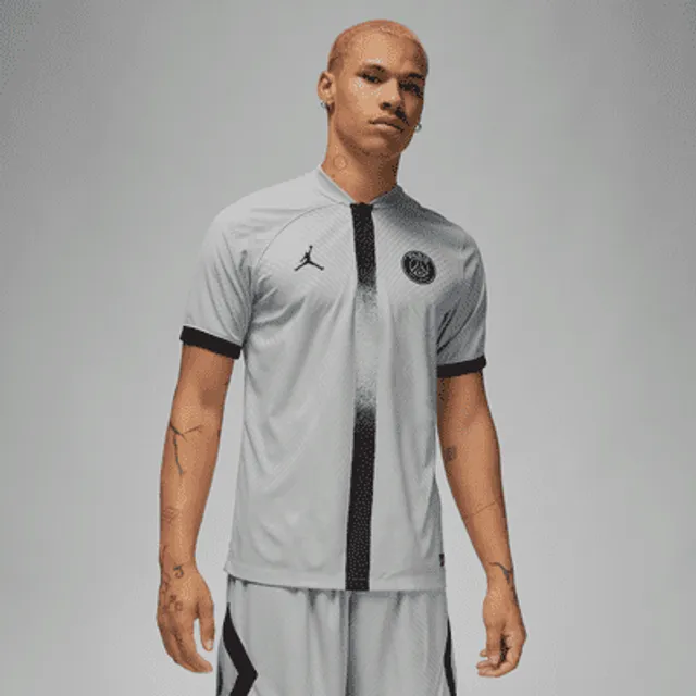 Jordan 2022-23 PSG Youth Away Jersey - Smoke Grey-Black