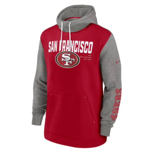 Nike Men's Dri-Fit Sideline Team (NFL San Francisco 49ers) Long-Sleeve T-Shirt in Red, Size: Medium | 00LX6DL73-0BI