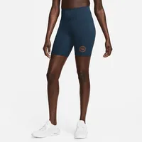 Nike One Women's Mid-Rise 7" Campus Biker Shorts. Nike.com