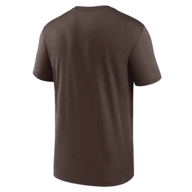 Men's Nike Brown San Diego Padres New Legend Wordmark T-Shirt