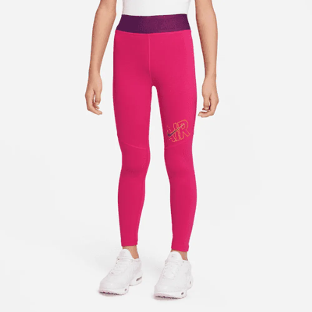 Nike Sportswear Essential Older Kids' (Girls') Mid-Rise Leggings. UK