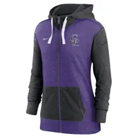 Nike Gym (MLB Colorado Rockies) Women's Full-Zip Hoodie. Nike.com