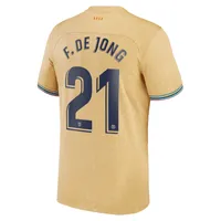 Barcelona 2022/23 Stadium Away (Frenkie de Jong) Men's Nike Dri-FIT Soccer Jersey. Nike.com