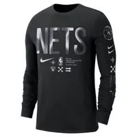 Brooklyn Nets Men's Nike NBA Long-Sleeve T-Shirt. Nike.com