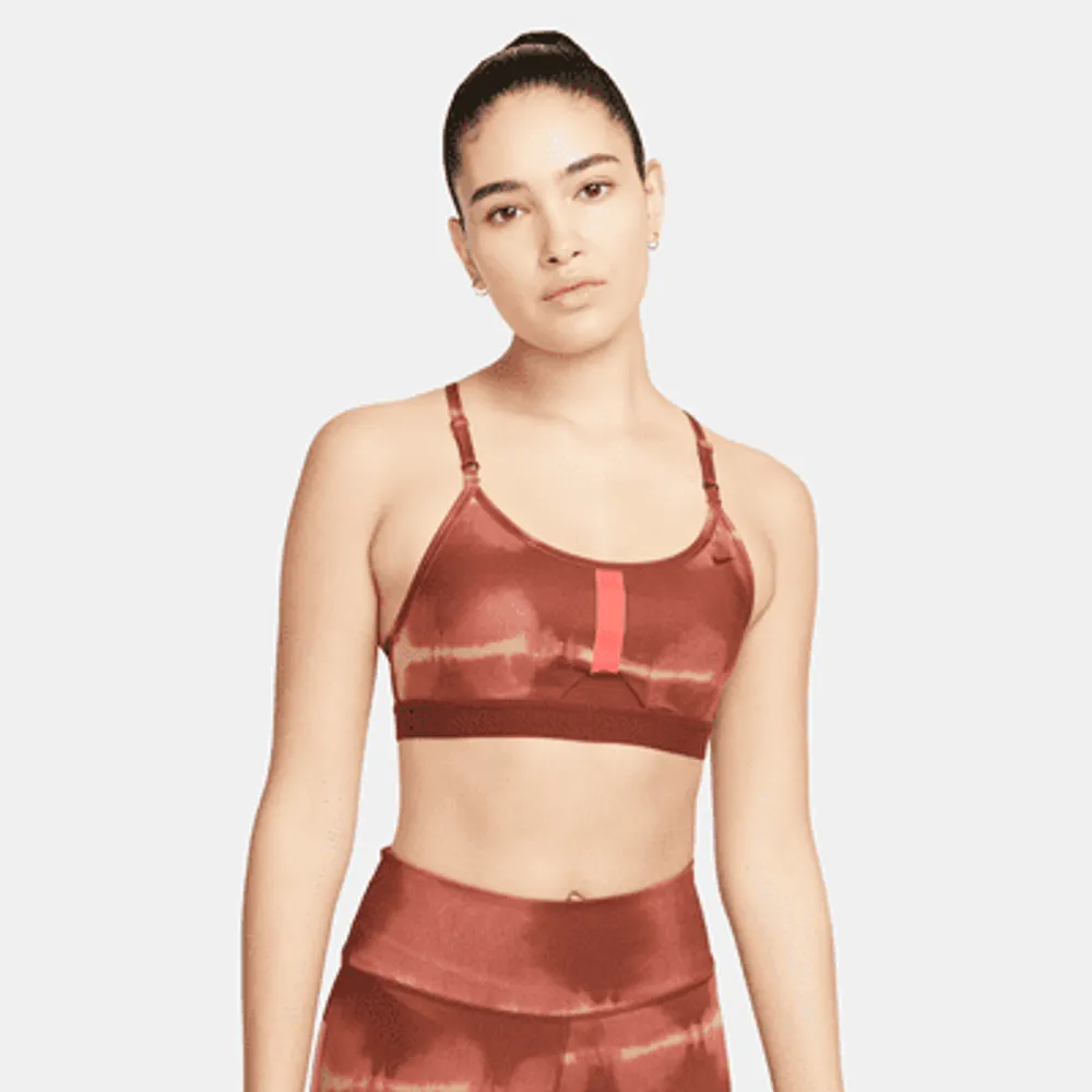 Nike Indy Women's Light-Support Padded Allover Print Sports Bra. Nike.com