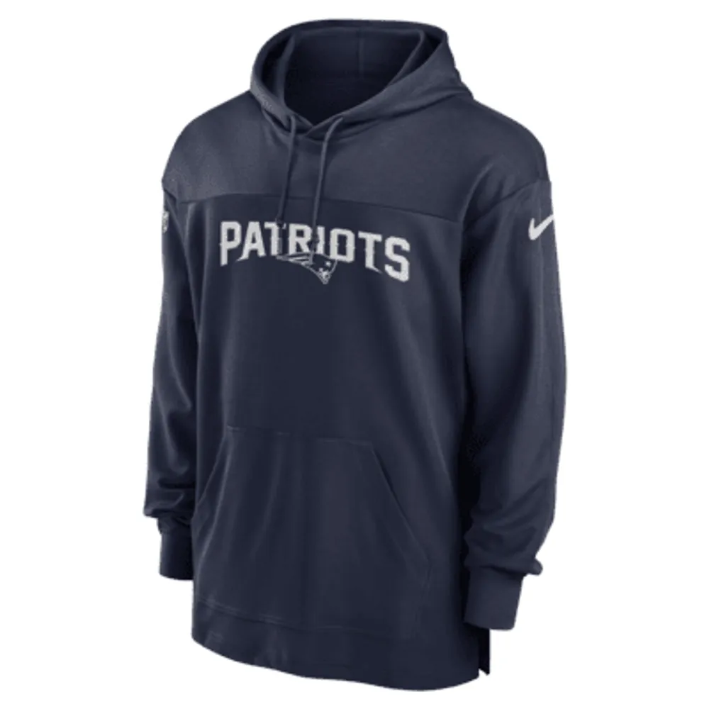 Men's Nike Gray New England Patriots Sideline Property of Performance  Pullover Hoodie