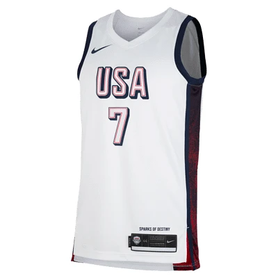 Kevin Durant Team USA USAB Limited Home Unisex Nike Dri-FIT Basketball Jersey. Nike.com