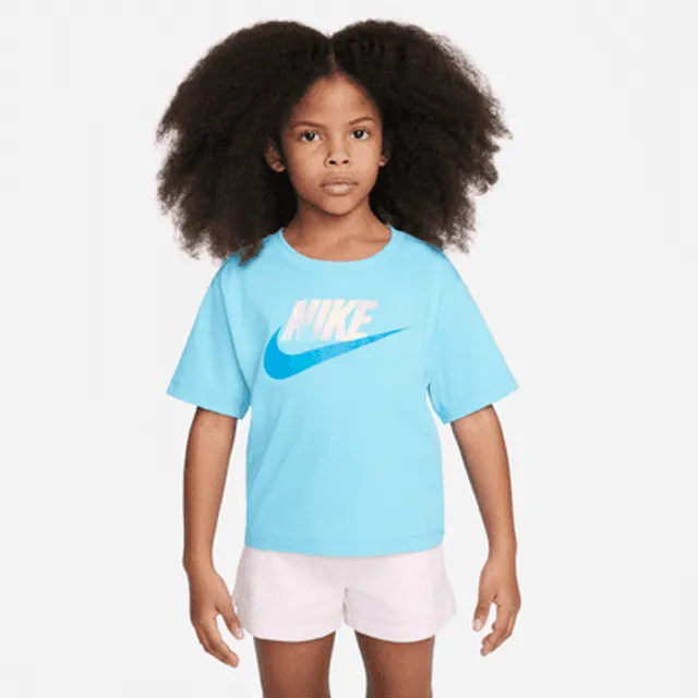 Nike Little Girls Gradient Futura Crew Neck T-shirt