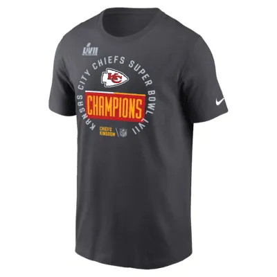 Nike Super Bowl LVII Champions Trophy (NFL Kansas City Chiefs) Men's T-Shirt. Nike.com