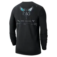 Charlotte Hornets Men's Jordan NBA Long-Sleeve T-Shirt. Nike.com