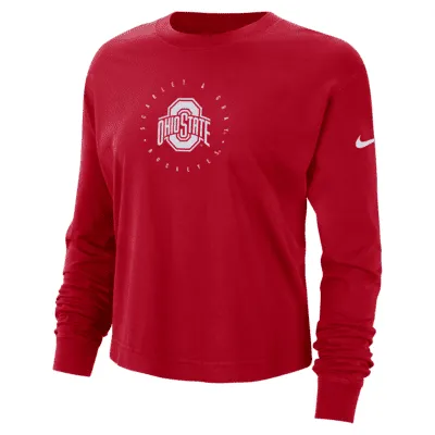 Ohio State Women's Nike College Long-Sleeve T-Shirt. Nike.com