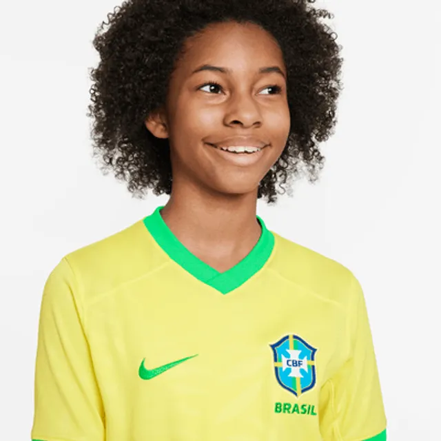 Nike Brazil 2022/23 Stadium Home Women's Dri-Fit Soccer Jersey Yellow