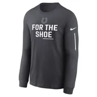 Nike Team Slogan (NFL Indianapolis Colts) Men's Long-Sleeve T-Shirt. Nike.com