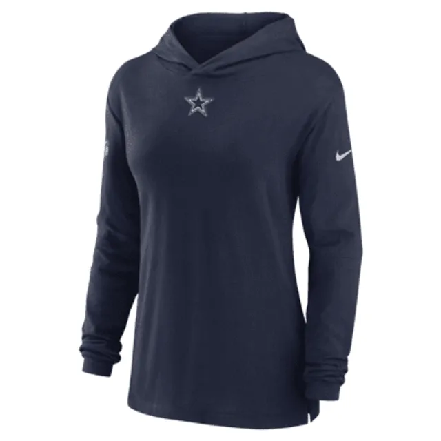 Las Vegas Raiders Sideline Men's Nike Dri-FIT NFL Long-Sleeve Hooded Top.