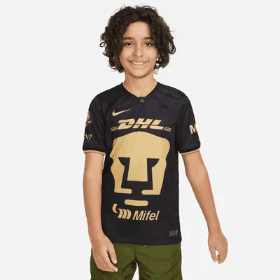 Pumas UNAM 2022/23 Stadium Third Big Kids' Nike Dri-FIT Soccer Jersey. Nike.com