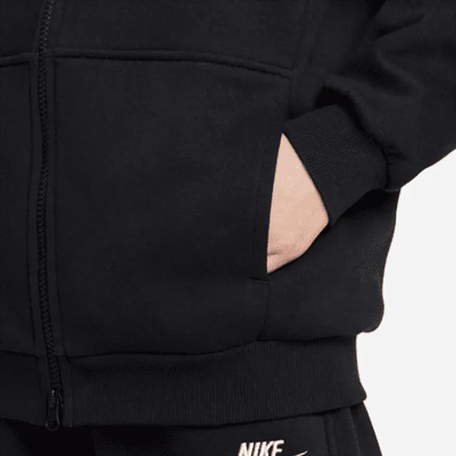 Nike Sportswear Club Fleece Big Kids' (Girls') Oversized Full-Zip Hoodie.