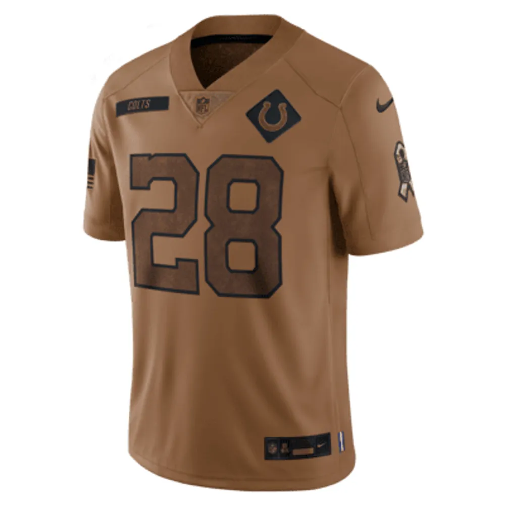 Nike Indianapolis Colts No57 Kemoko Turay Olive/Gold Men's Stitched NFL Limited 2017 Salute to Service Jersey