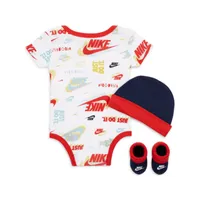 Nike Active Joy 3-Piece Bodysuit Box Set Baby Set. Nike.com