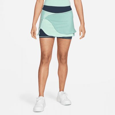 aqua tennis skirt