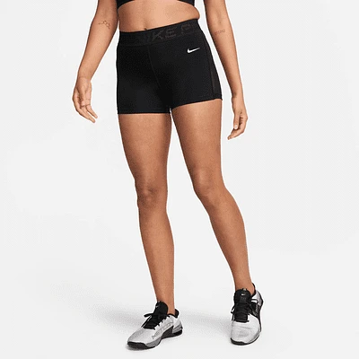 Nike Pro Women's Mid-Rise 3" Mesh-Paneled Shorts. Nike.com