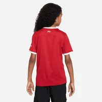 Liverpool FC 2023/24 Stadium Home Big Kids' Nike Dri-FIT Soccer Jersey. Nike.com