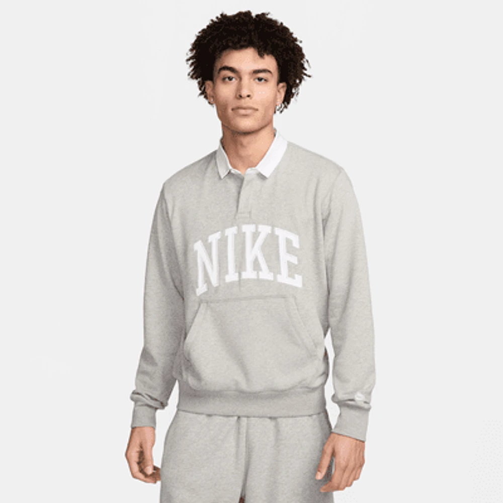 Nike Club Fleece Men's Long-Sleeve Polo. Nike.com