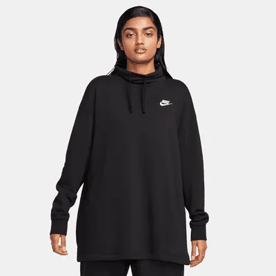 Nike Sportswear Club Fleece Women's Oversized Mock-Neck Sweatshirt. Nike.com