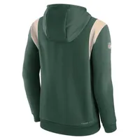 Nike Therma Athletic Stack (NFL Green Bay Packers) Men's Pullover Hoodie. Nike.com