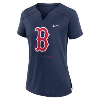Nike Breathe Pure Pride (MLB Boston Red Sox) Women's Notch Neck T-Shirt. Nike.com