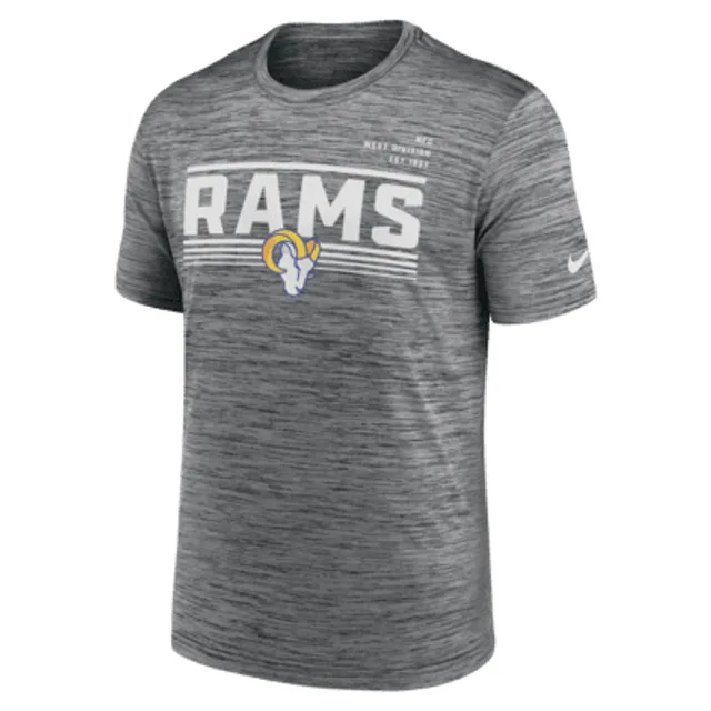 Nike Men's Yard Line (NFL Los Angeles Rams) T-Shirt in Blue, Size: Large | NKGW4EV95-079