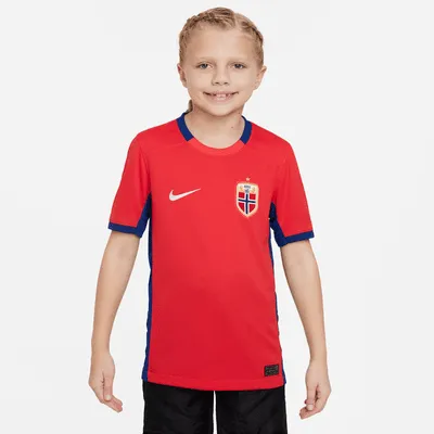 Norway 2023 Stadium Home Men's Nike Dri-FIT Soccer Jersey.