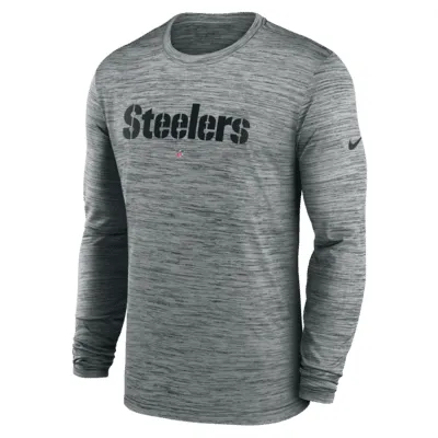 Nike Dri-FIT Sideline Velocity (NFL Pittsburgh Steelers) Men's Long-Sleeve T-Shirt. Nike.com