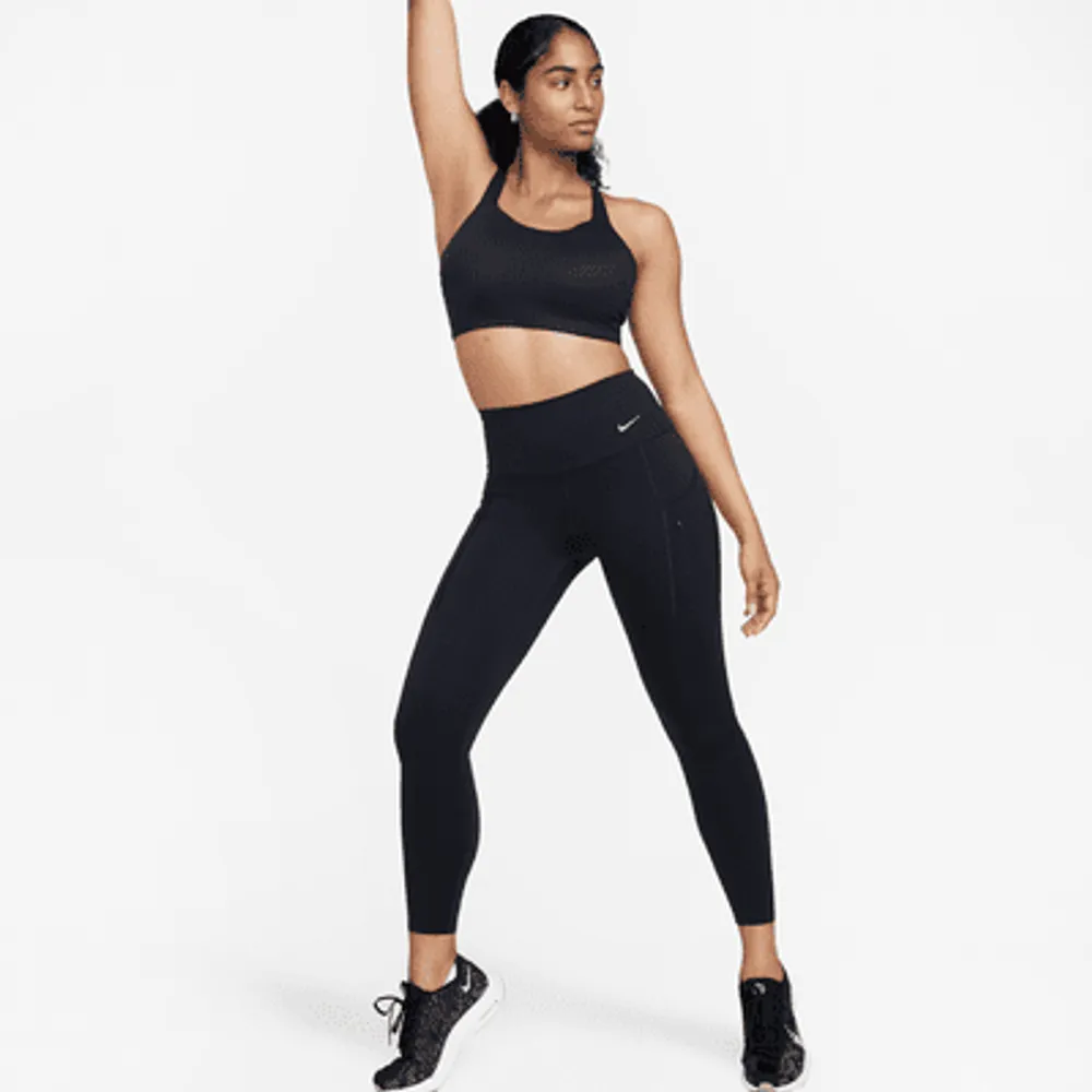 Nike Go Women's Therma-FIT High-Waisted 7/8 Leggings with Pockets. UK