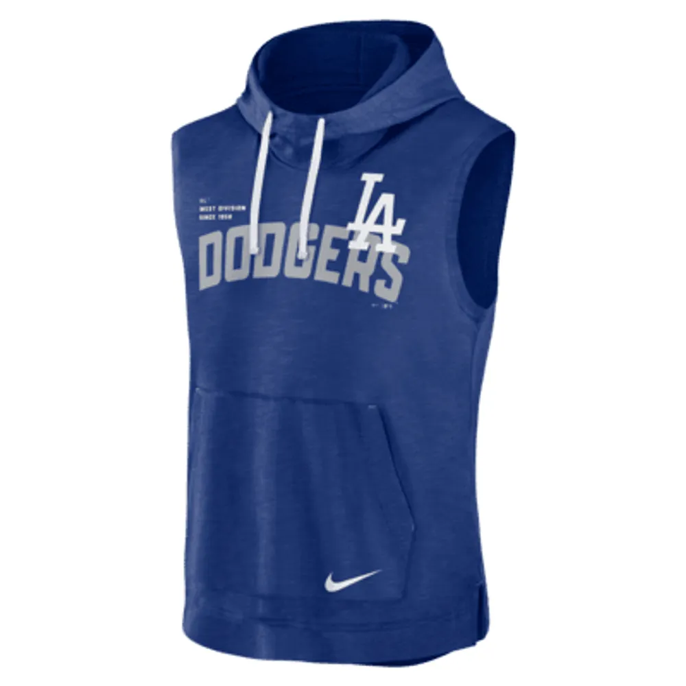 Nike Baseball (MLB Los Angeles Dodgers) Men's 3/4-Sleeve Pullover Hoodie