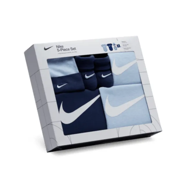 Nike 5-Piece Gift Set Baby 5-Piece Boxed Gift Set.