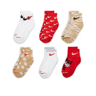 Nike Kids Ankle Socks (6-Pack). Nike.com