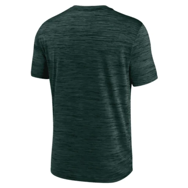 Nike Men's Green Bay Packers Sideline Velocity Long Sleeve T-Shirt - Dark Grey Heather - XL Each