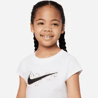 Nike Little Kids' Swoosh Pop Tee & Mesh Shorts Set. Nike.com