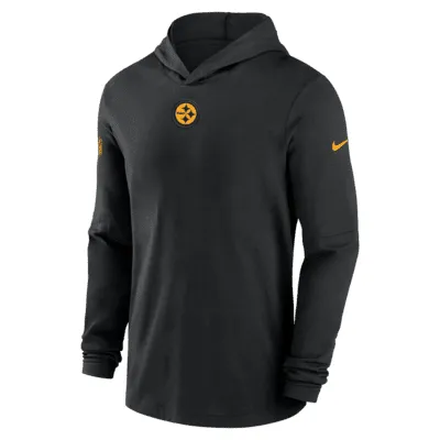 Men's Pittsburgh Steelers Nike White NFL 100 2019 Sideline Platinum Therma  Pullover Hoodie