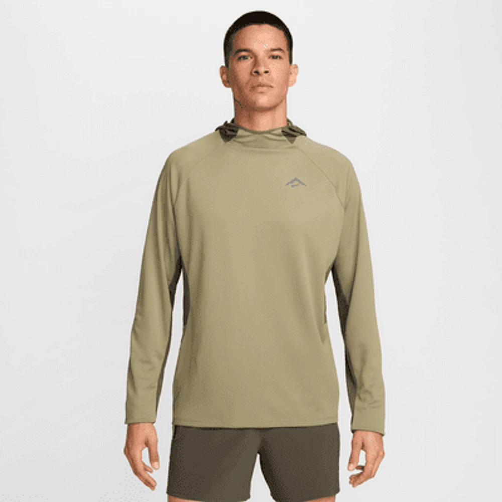 Nike Trail Men's Dri-FIT UV Long-Sleeve Hooded Running Top. Nike.com