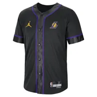 Los Angeles Lakers Statement Edition Men's Jordan Dri-FIT NBA Short-Sleeve Top. Nike.com