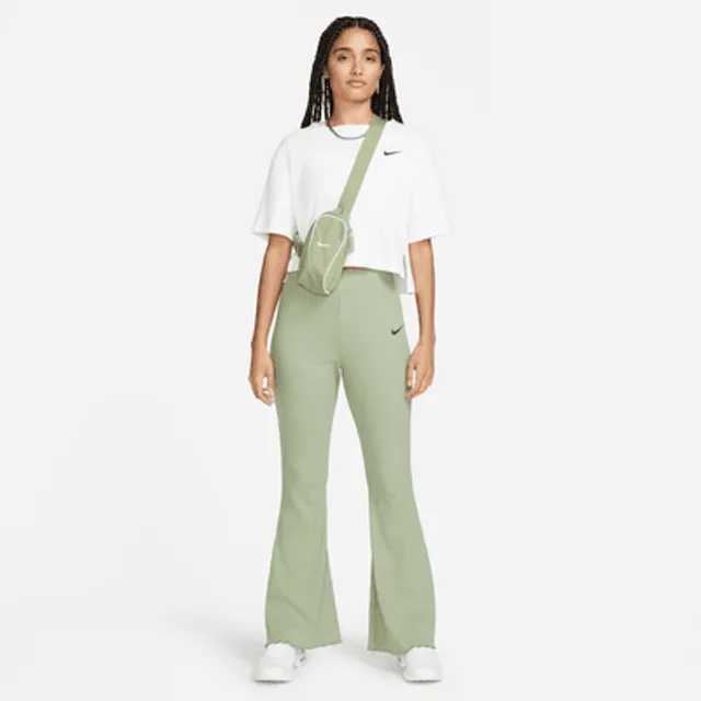 Nike Sportswear Essential Women's High-Rise Curve Trousers. UK